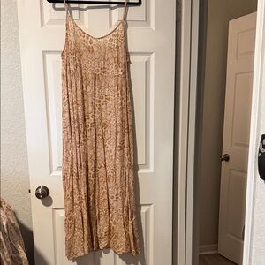 Show Me Your MuMu Caroline Maxi Dress- sand cheetah